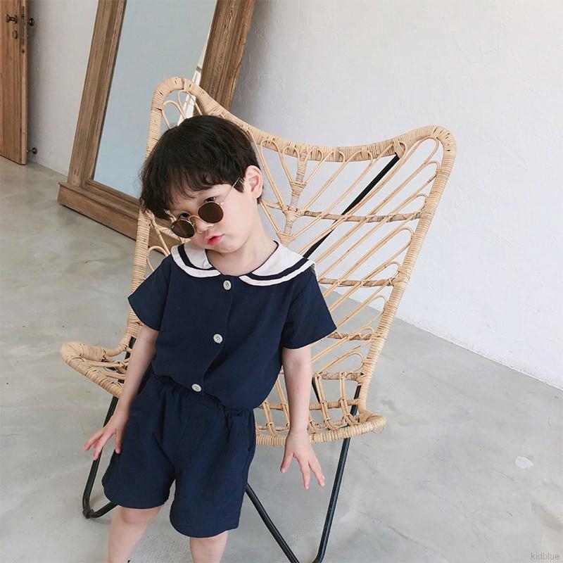 Bộ áo tay ngắn và quần đùi xinh xắn dành cho bé trai và bé gái