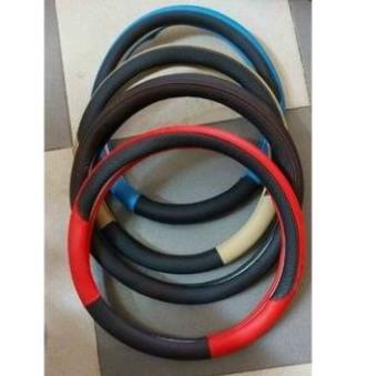 Bọc vô lăng ô tô phù hợp các dòng xe có đường kính vô lăng 38cm - chất liệu da PU mềm
