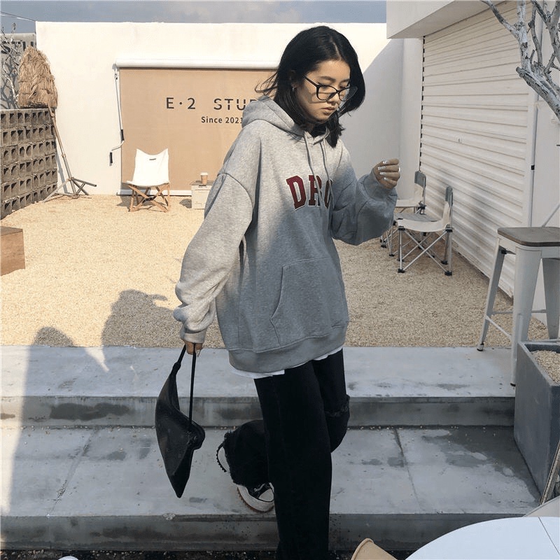 ÁO HOODIE NỈ FORM RỘNG SIÊU ĐẸP CHO DỊP VÀO ĐÔNG SẮP TỚI NA Shop Valentina