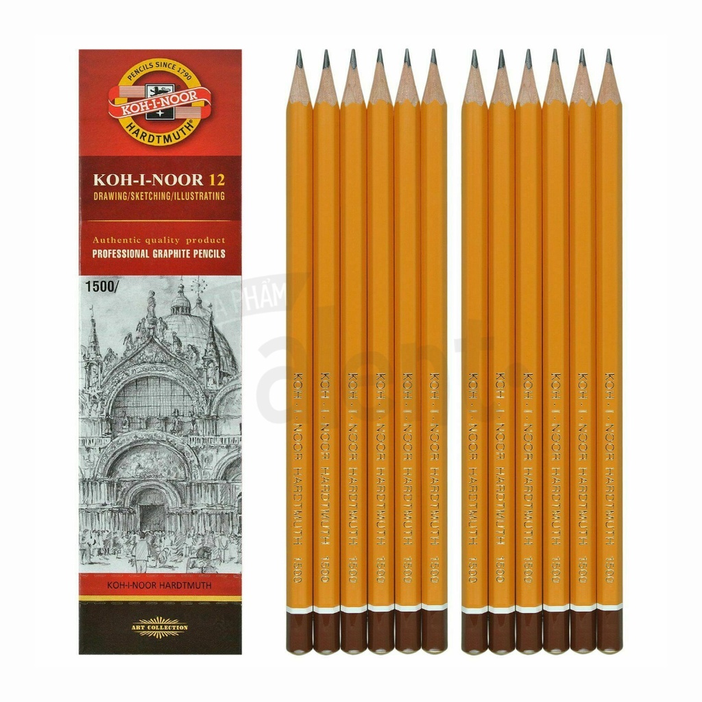 - Bút chì phác thảo, chì KOH-I-NOOR, chì tiệp