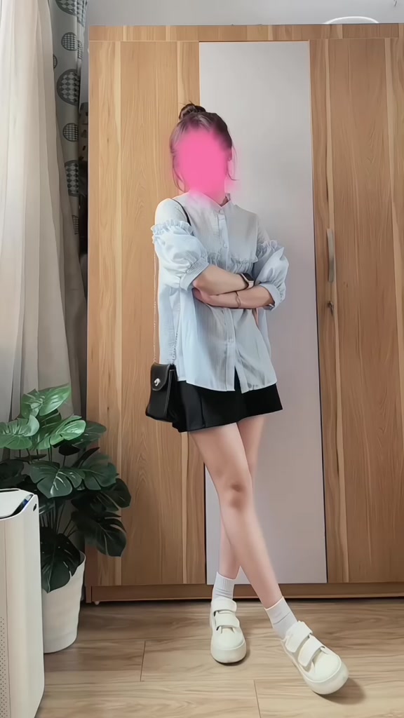 BARE_Áo kiểu babydoll tay ngắn phối bèo thiết kế tay phồng cổ trụ thời trang hàn quốc sang trọng- A199 | BigBuy360 - bigbuy360.vn
