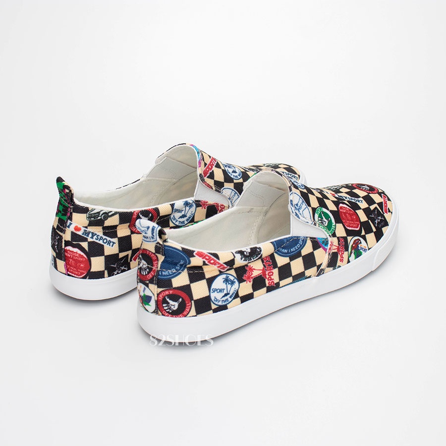 Giày lười nam - Slip on nam vải - A6256