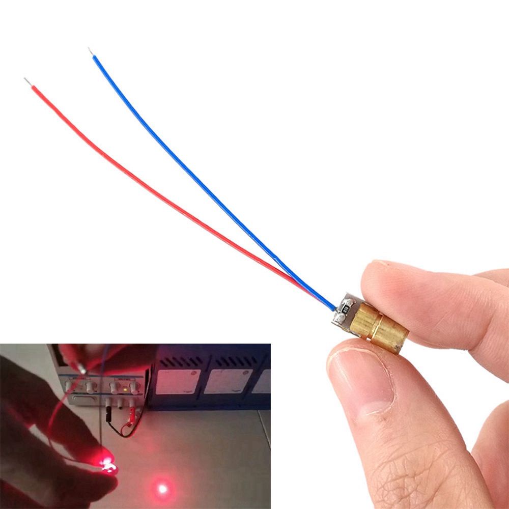 Set 6 đi ốt Laser 650nm 6mm 3V Mini 5 đầu đi ốt chất lượng cao