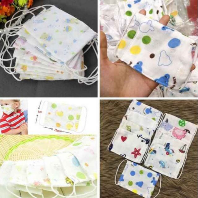 Khẩu trang xô cho bé 0-2tuổi