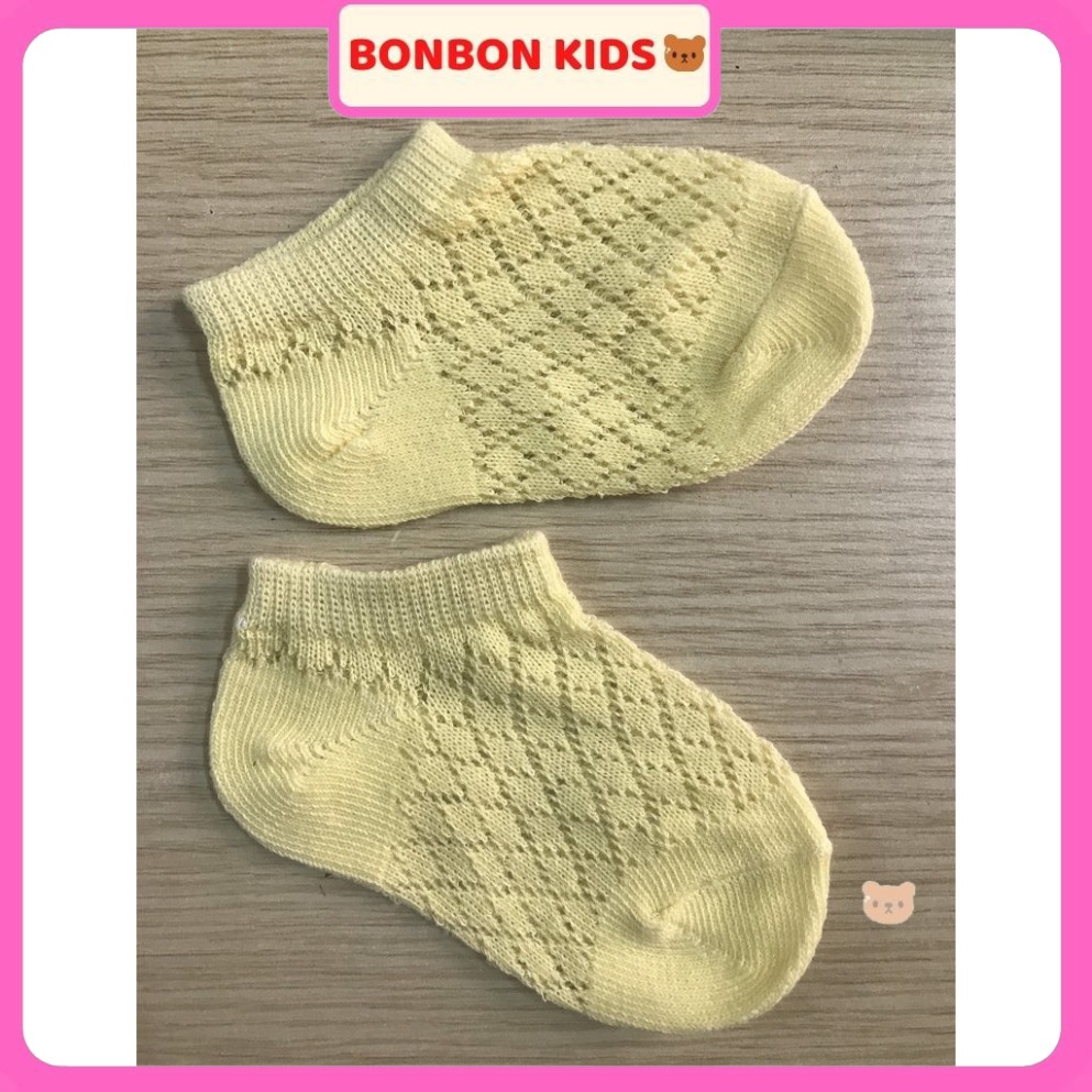 Set 5 Đôi Tất Lưới Xuất Hàn Cho Bé Trai, Bé Gái ( 3 tháng- 2tuổi)  BONBON KIDS