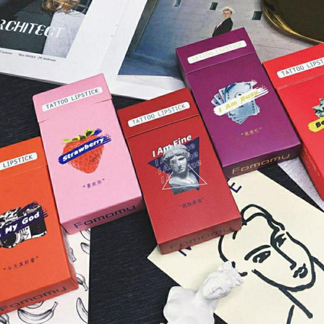 Son tăm bông Tattoo Lipstick Fomomy | BigBuy360 - bigbuy360.vn