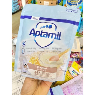 Bột ăn dặm Aptamil cho bé 4/6m+ túi zip 125g (air Anh Quốc)