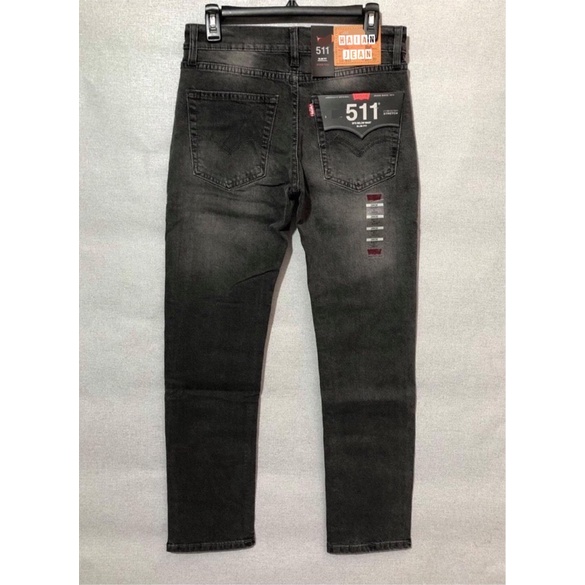 Quần jean nam đen xám 511 jean co dãn thoải mái jeans xuất xịn