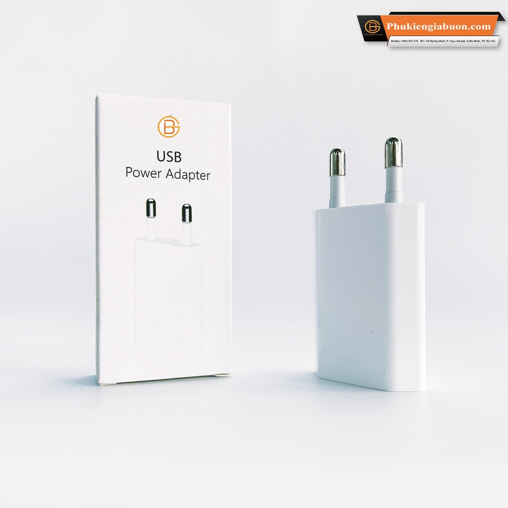 Củ sạc chuẩn dòng 5W cho lP củ dẹt  bảo hành 1 năm