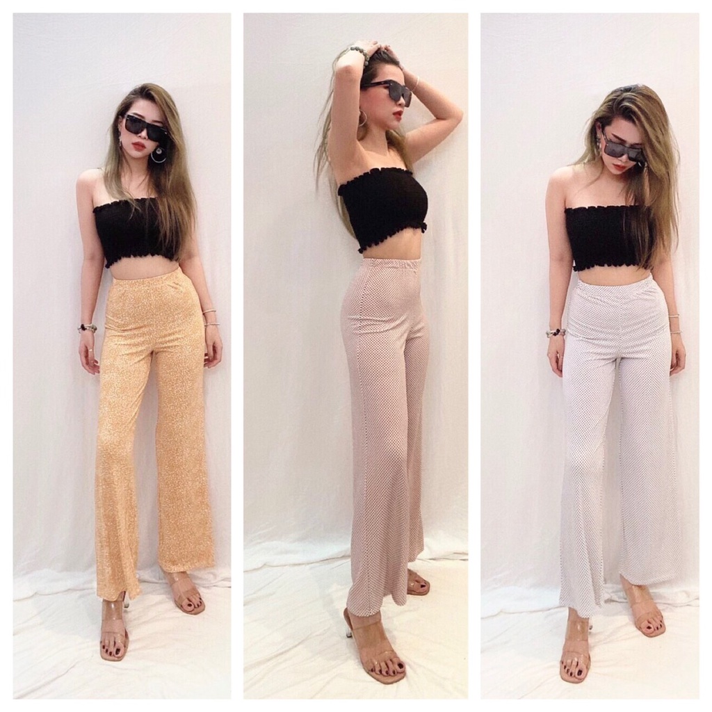 Set F21 Cổ Yếm Quần Suông - 3520