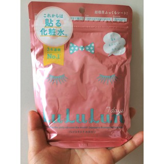 Mặt nạ Lululun 7 ngày màu hồng