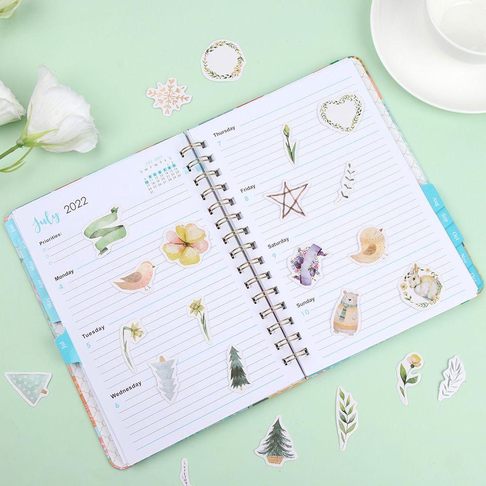 PISTA Bộ 46 Miếng Dán Trang Trí Điện Thoại Phong Cách Retro Độc Đáo DIY