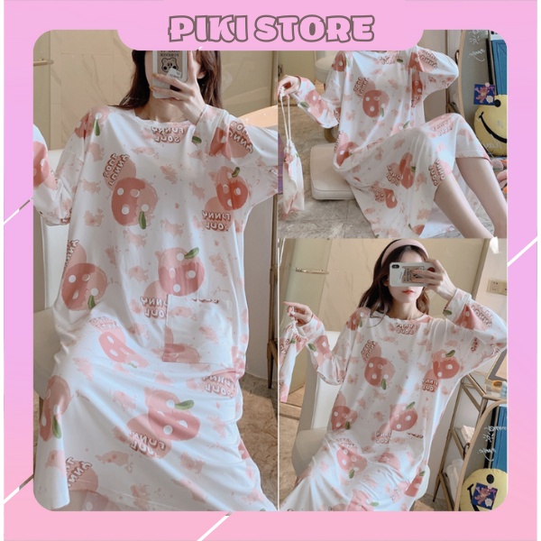 Bộ Ngủ Nữ Dài Tay Pijama , Đầm Ngủ Nữ Mặc Nhà | BigBuy360 - bigbuy360.vn