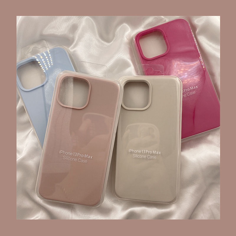 Ốp Điện Thoại Silicon Mềm Màu Kẹo Chống Sốc Chống Rơi Thời Trang Cho iPhone 14 Pro MAX XR XS MAX 14 13 12 11 Pro MAX 14 7 + 8 PLUS