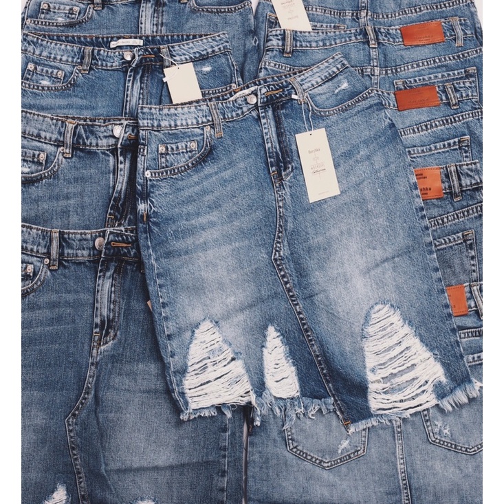 Chân váy jean Bsk dư xịn sale xả kho 255k giảm còn 175k