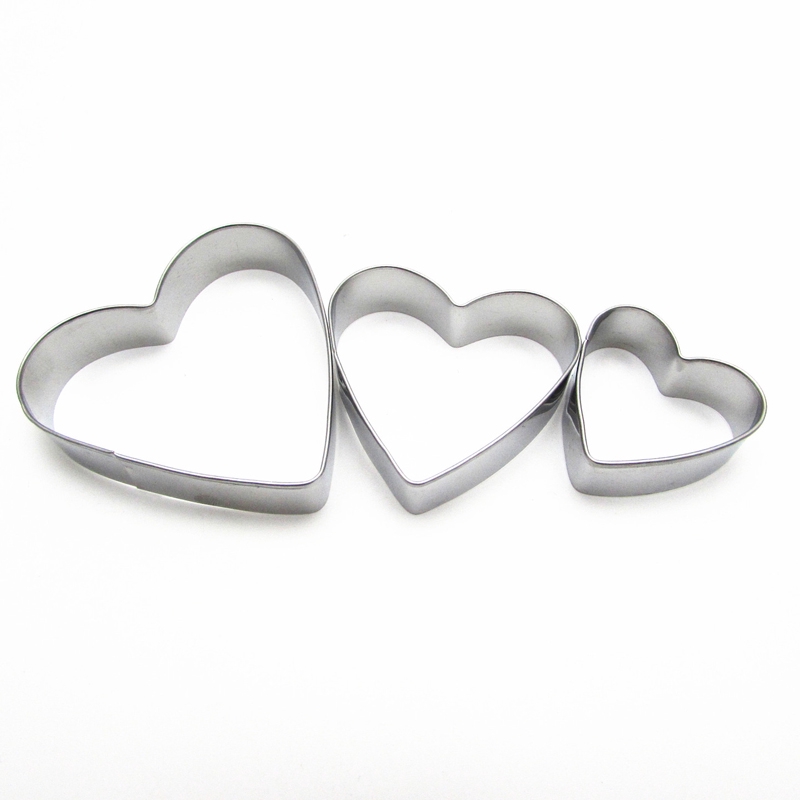 Bộ 3 Khuôn Cắt Bánh Quy Bằng Thép Không Gỉ