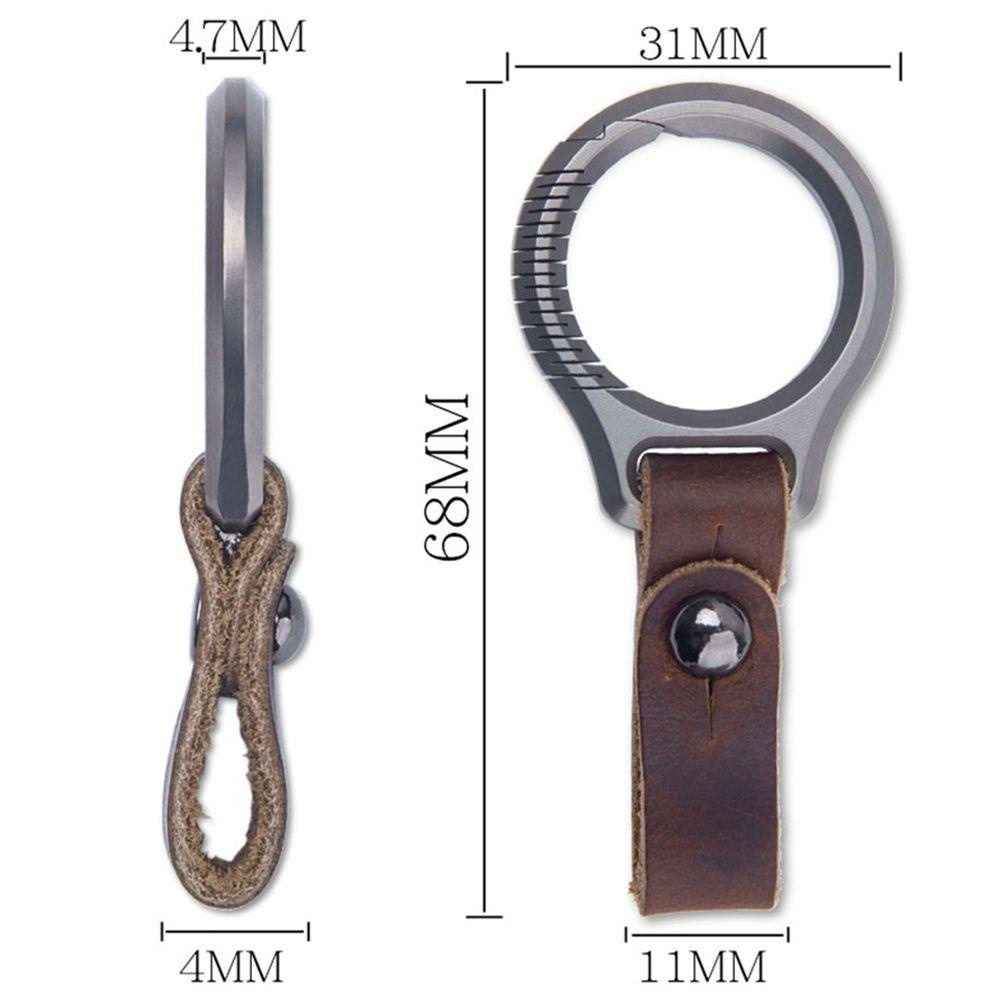 MUVAKO Móc Khóa Xe Hơi Bằng Hợp Kim Titan Cao Cấp