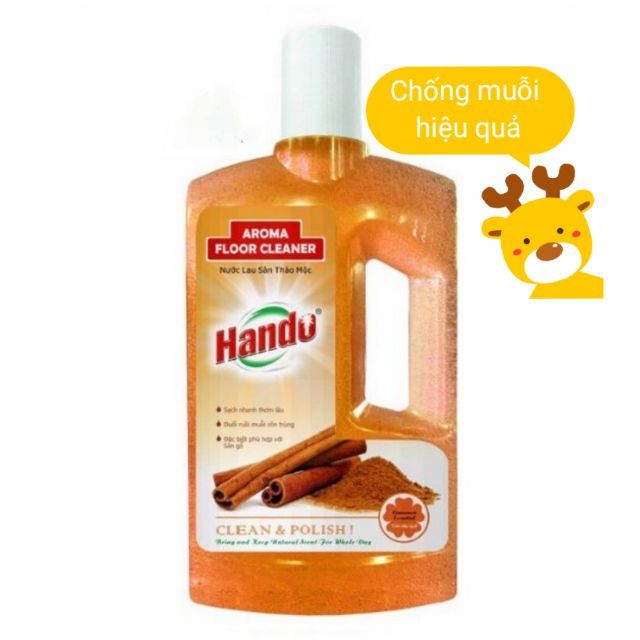 Nước lau sàn 1000ml Hương Quế diệt muỗi hiệu quả