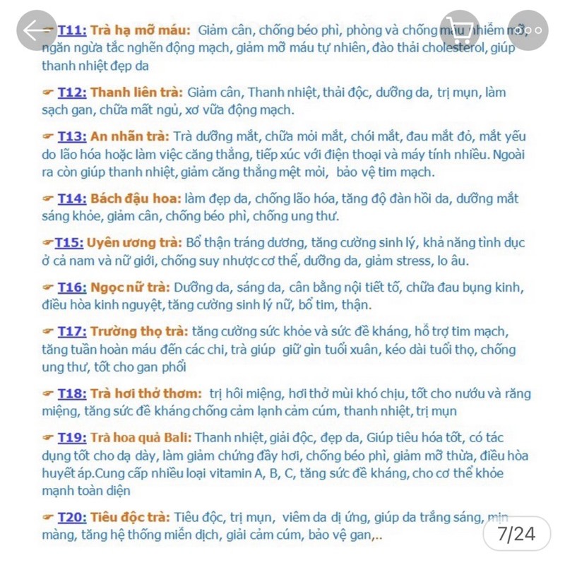 TRÀ HOA TỔNG HỢP mix gói nhỏ dùng thử P1 | BigBuy360 - bigbuy360.vn
