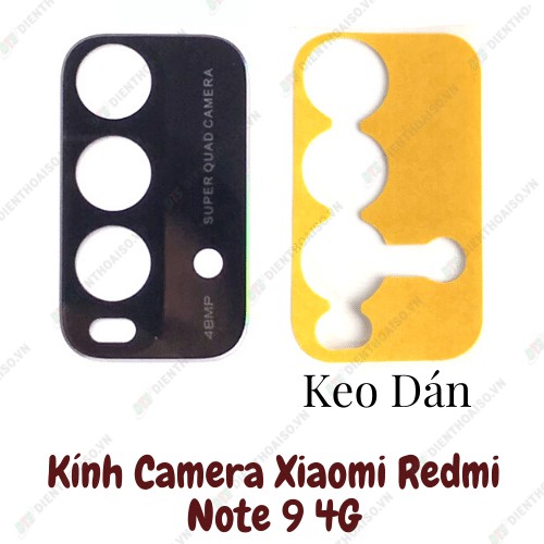 Mặt kính camera dành cho máy xiaomi redmi note 9 4g