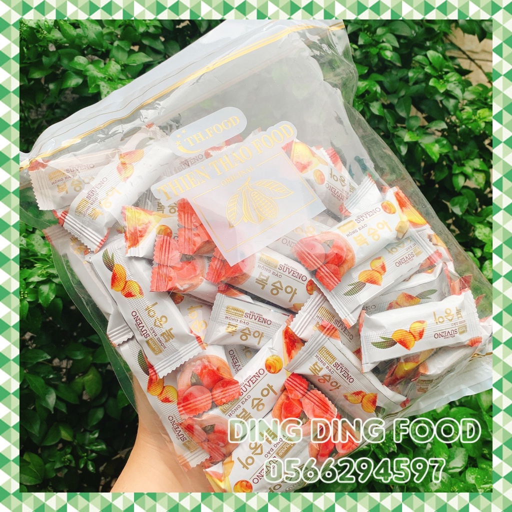 Bánh Sữa Chua Giòn Vị Đào Suveno | Ăn Vặt Cho Bé| Bánh Xốp Sữa Chua Thiên Thảo - DING DING FOOD