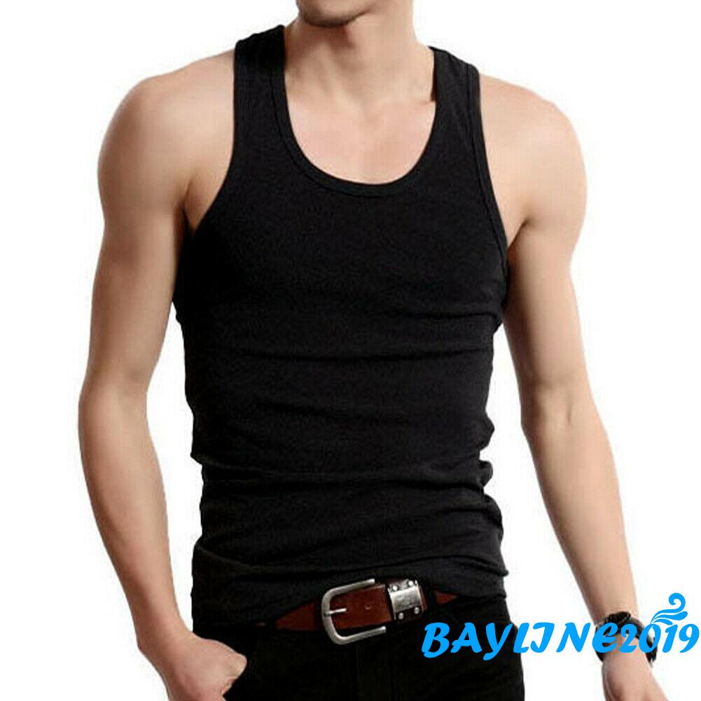 Áo ba lỗ thể thao màu sắc đơn giản cho nam