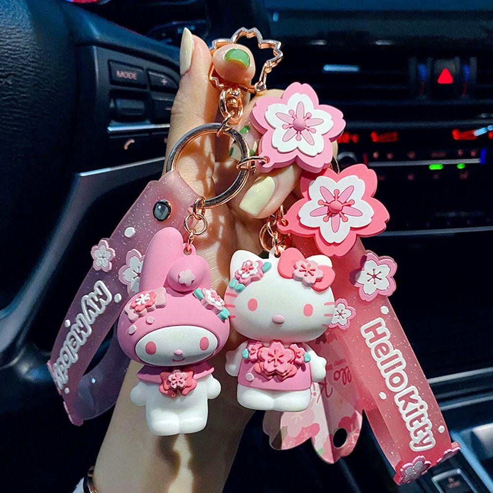 Móc Chìa Khóa Hình Kuromi Kitty Dễ Thương