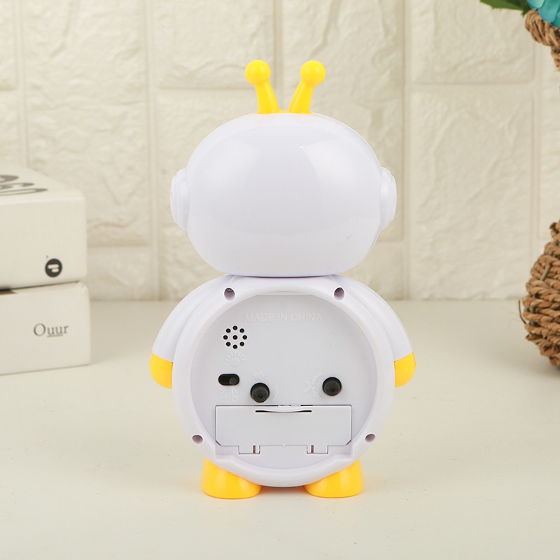 Đồng hồ để bàn hình robot - đồng hồ kim