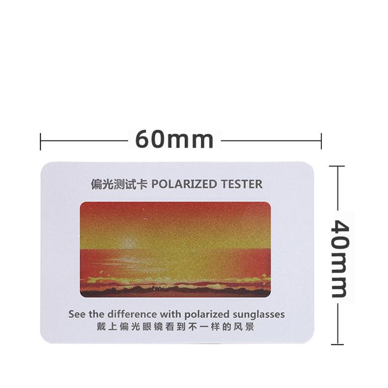 Thẻ thử phân cực Polarized [Ảnh thật]