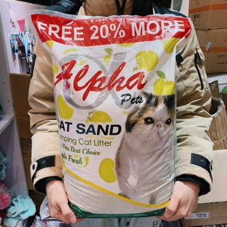 Cát vệ sinh cho mèo Alpha Pets 15L 12kg siêu lớn, sỉ SLL