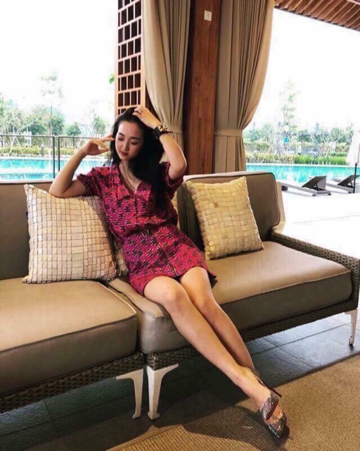 Set váy hồng zara