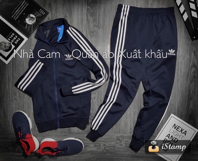 Đồ Bộ Thể Thao Nam Kéo Khoá - Nhà Cam - Chất Nỉ Đẹp , in Logo | BigBuy360 - bigbuy360.vn