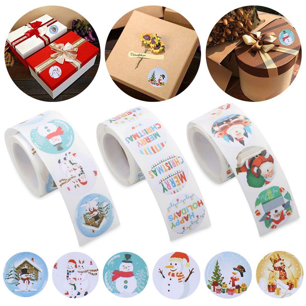 1 Nhãn Dán Trang Trí Bánh Kem / Quà Tặng Giáng Sinh Cho Bé