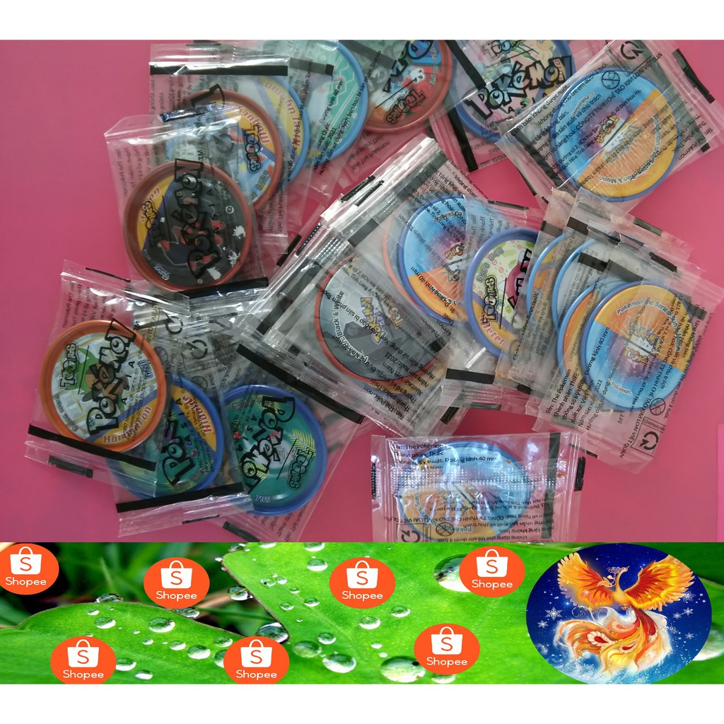 Thẻ Toonies Pokemon , Combo 10 thẻ thường bất kỳ