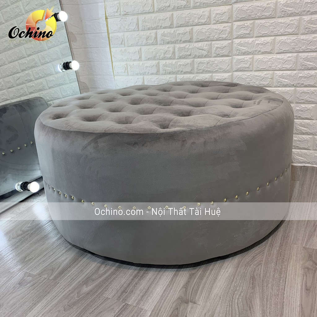 Đôn Tròn Sofa, Ghế Tròn Cho Shop đường kính 1m cao 45 ( Có Sẵn)