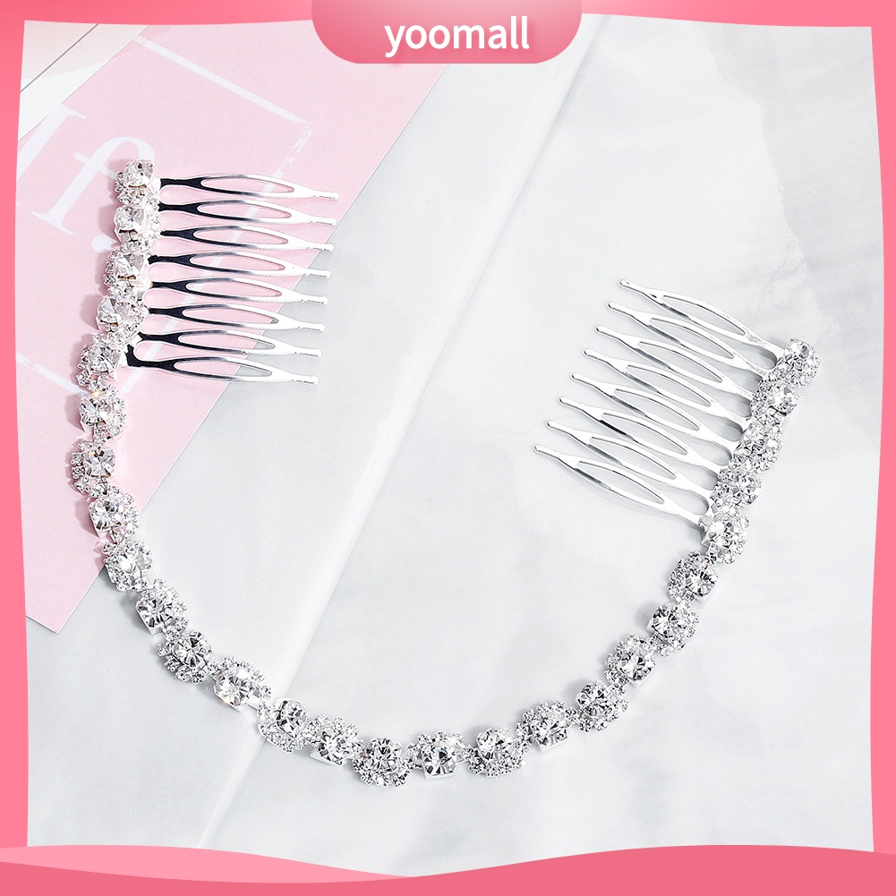 Lược Cài Tóc Cô Dâu Đính Đá Sang Trọng