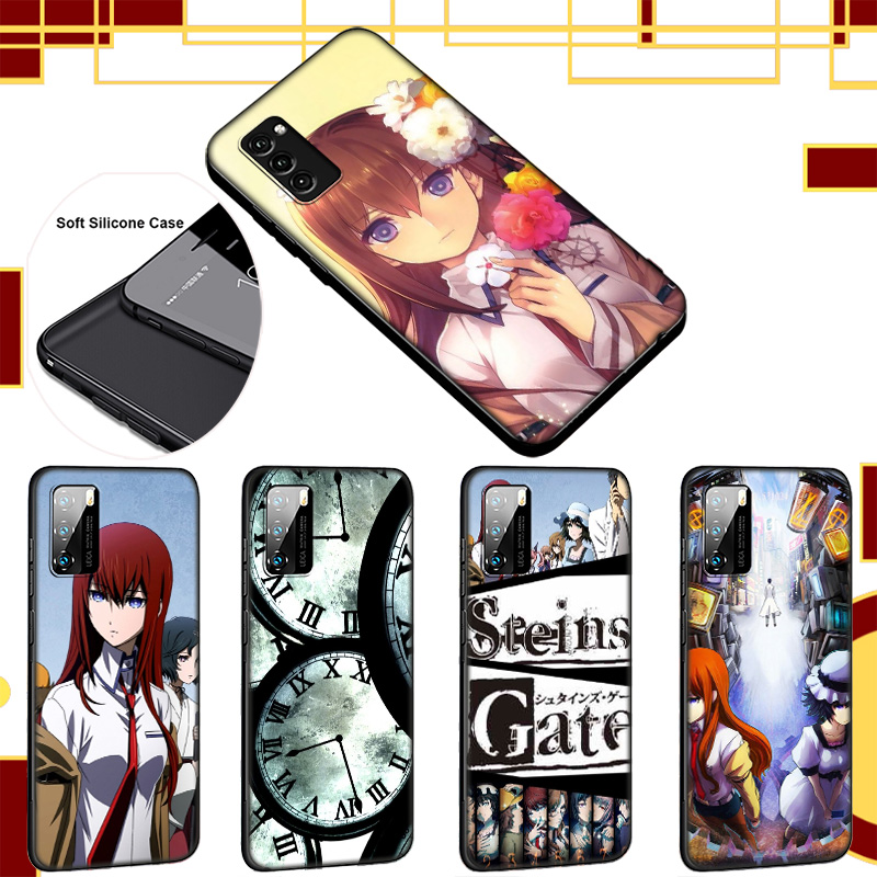 Silicone Ốp Điện Thoại Silicon Mềm Hình Anime Steins Gate Cho Huawei Mate 30 20 10 Nova Lite Pro P Smart Z 2021 Psmart2021 Mate30 Mate20 Mate10