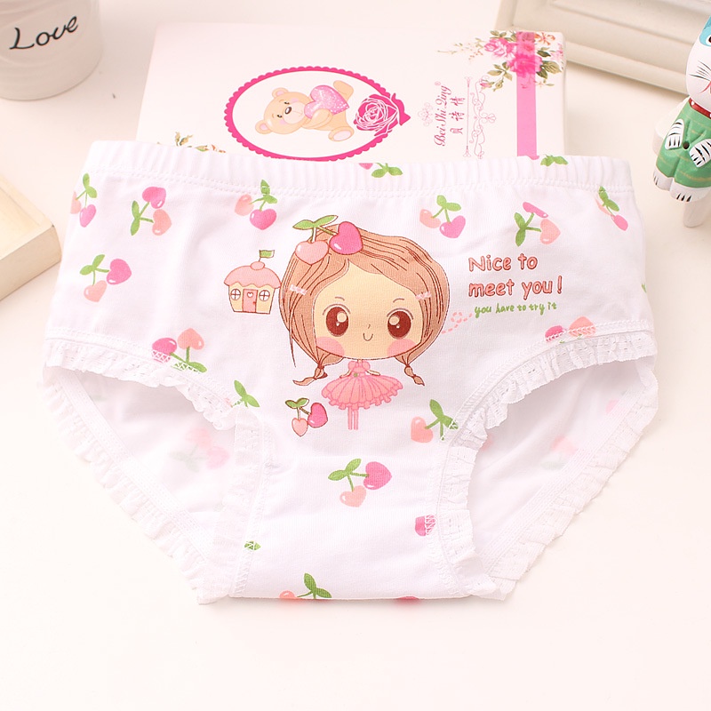 Set 4 quần chíp tam giác Nice to meet you cho bé từ 9kg đến 38kg