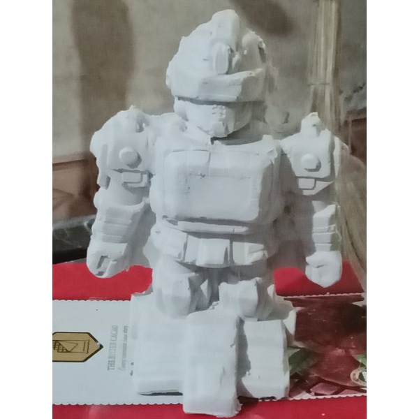 10 Tượng thạch cao cho bé tô màu. Gốm Bát Tràng.