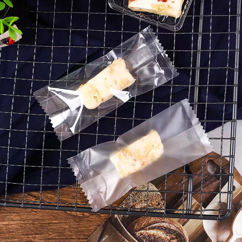 200 túi kẹo Nougat hàn miệng loại trong và nhám mờ