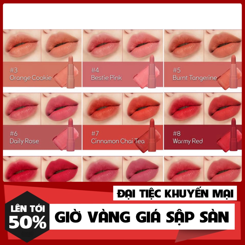 SIÊU SALE Son Thỏi Peripera Ink Airy Velvet Stick 3.6g SIÊU SALE