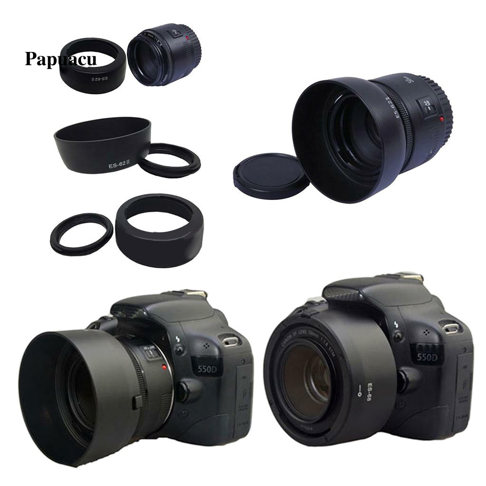 Sy ES-68 II Digital Camera Lens Hood Replacement for Canon EOS EF 50mm f/1.8 STM