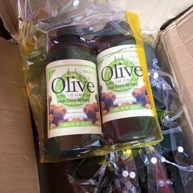 Bộ dầu gội xả olive