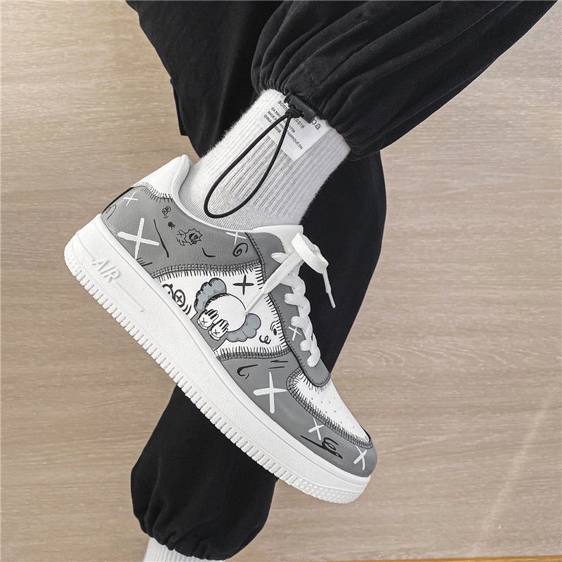 [Ảnh+Video Thật] Giày Bearbrick Custom Air Jordan cổ thấp Chất Da Cao Cấp In Nhiệt Không Phai, Giày Thể Thao Nam Nữ | BigBuy360 - bigbuy360.vn