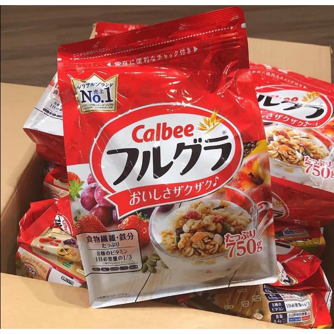 Ngũ cốc hoa quả Calbee 750g