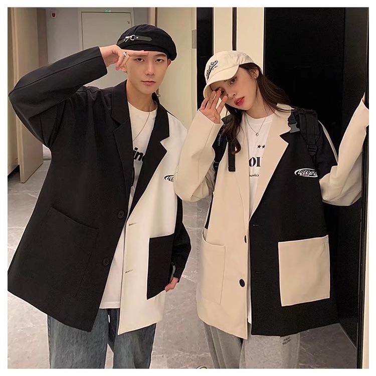 Áo Khoác Blazer Phối Túi Chất Dày dặn Cực Đứng Phom Tạo Phong Cách Cool Ngầu