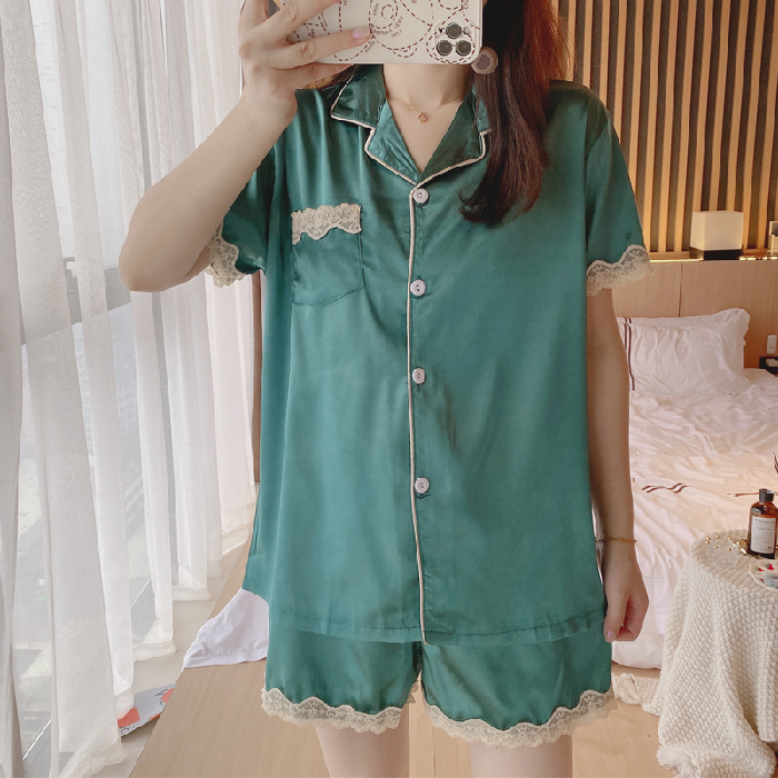 Set Đồ Ngủ Lụa Xinh Xắn Dành Cho Nữ