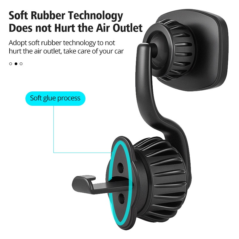 Giá Đỡ Điện Thoại Từ Tính Xoay 360 Độ Tiện Dụng Cho Xe Hơi
