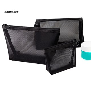 Túi đựng mỹ phẩm dạng lưới tiện dụng khi du lịch