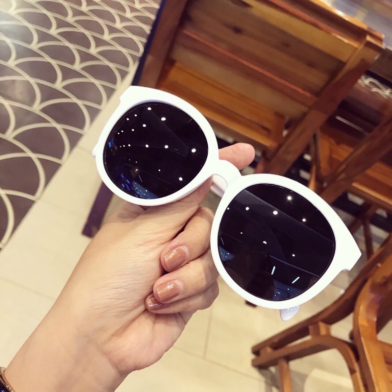 ❤️MẮT KÍNH TRÒN NGỐ XINH UNISEX NAM NỮ TRẮNG - ĐEN HOT ❤️